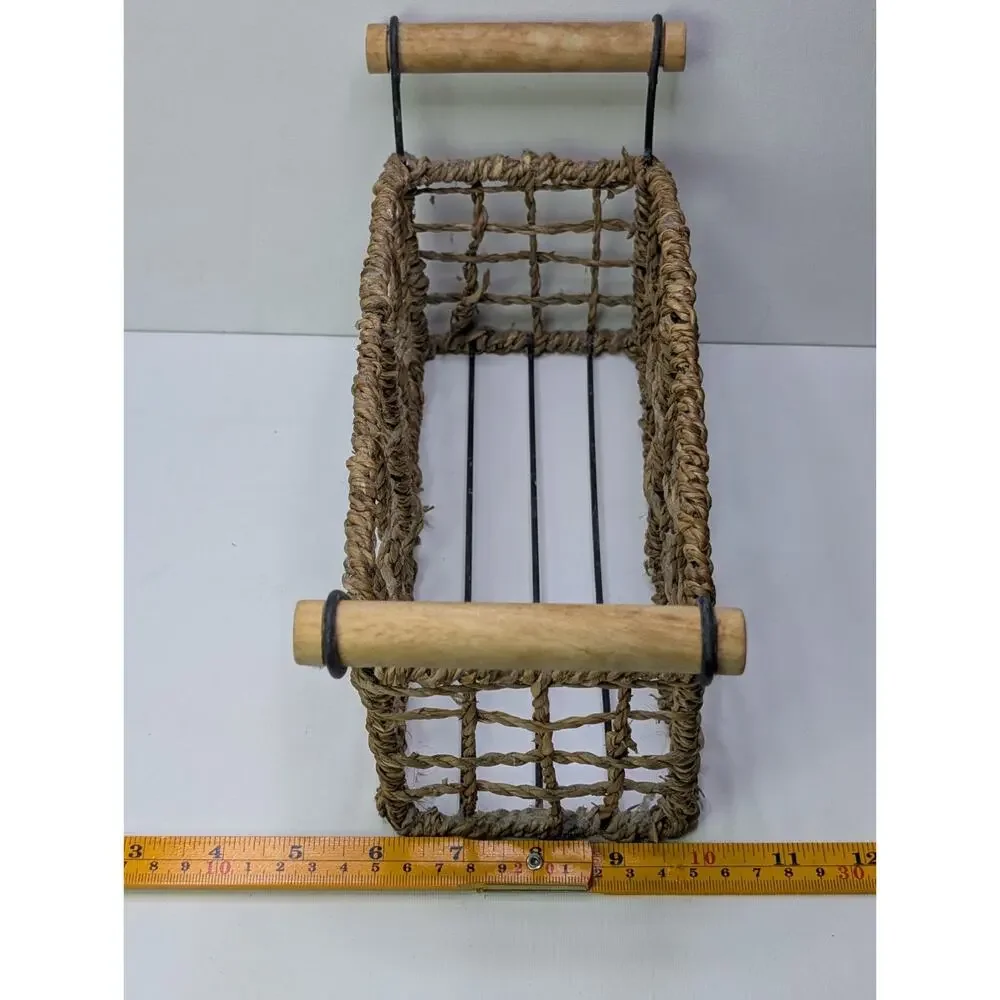 Farmhouse Home Decor Lot Basket Mail Organizer Clipboard Sign Rustic Country